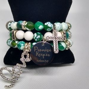 Gemstone Bracelet set